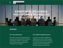 Tablet Screenshot of concordsearch.com